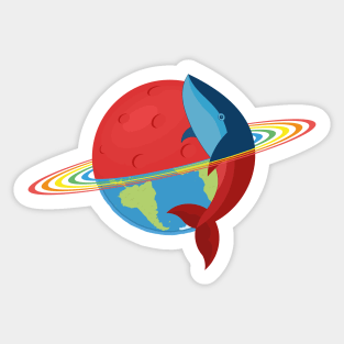 Mythical creatures from another planet Sticker